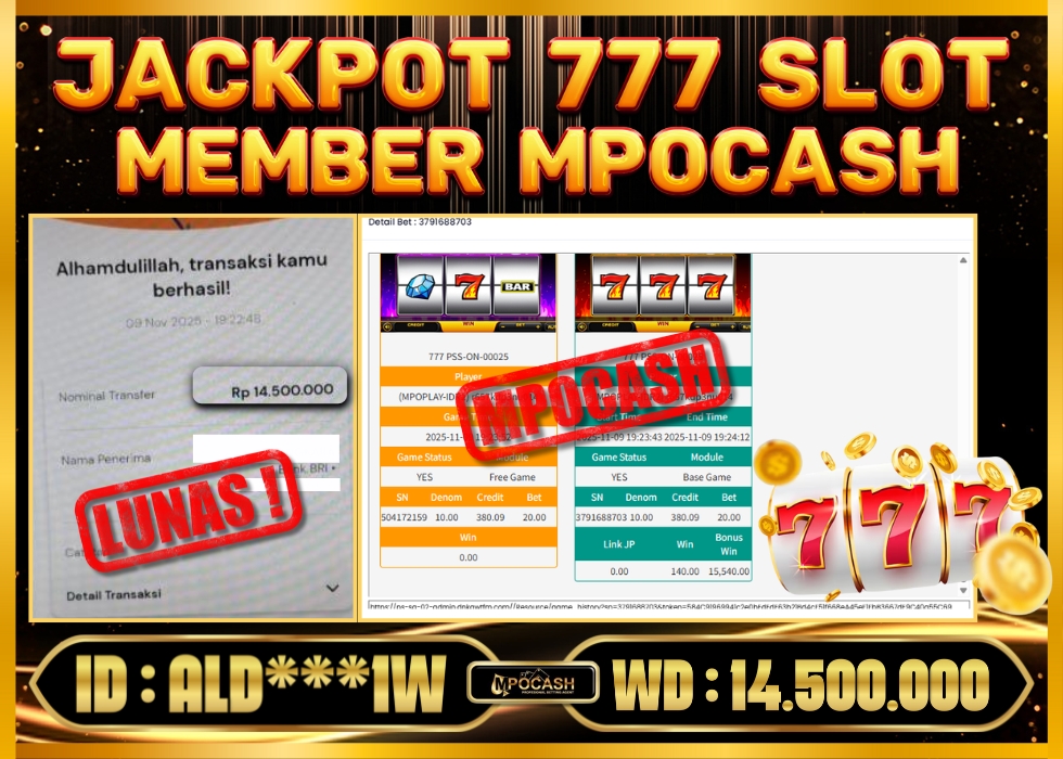 MPOCASH JACKPOT 777 SLOT